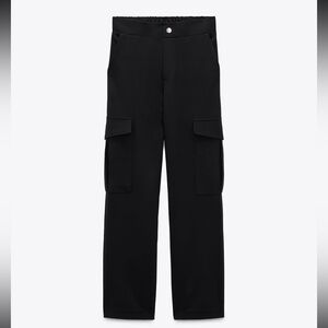 NWT Zara black cargo pants size M